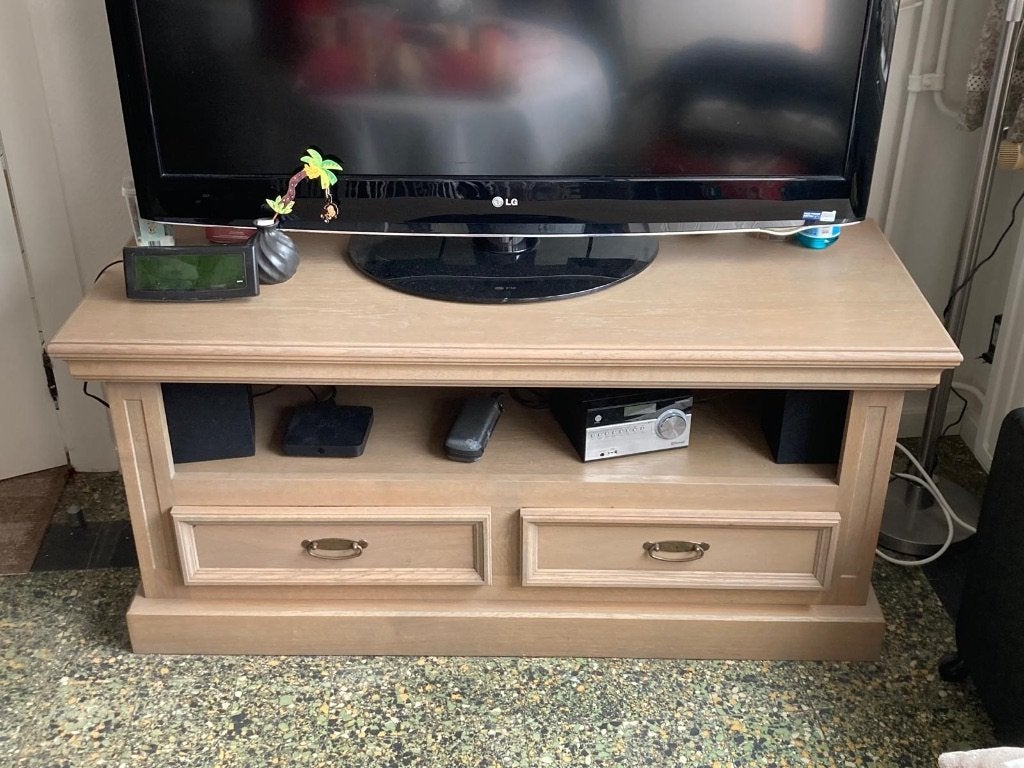 Televisie kast in eik, Ophalen, Eikenhout