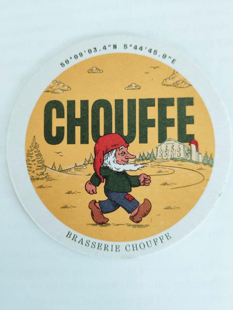 Bierviltje Achouffe, Enlèvement ou Envoi, Comme neuf, Sous-bock, Autres marques