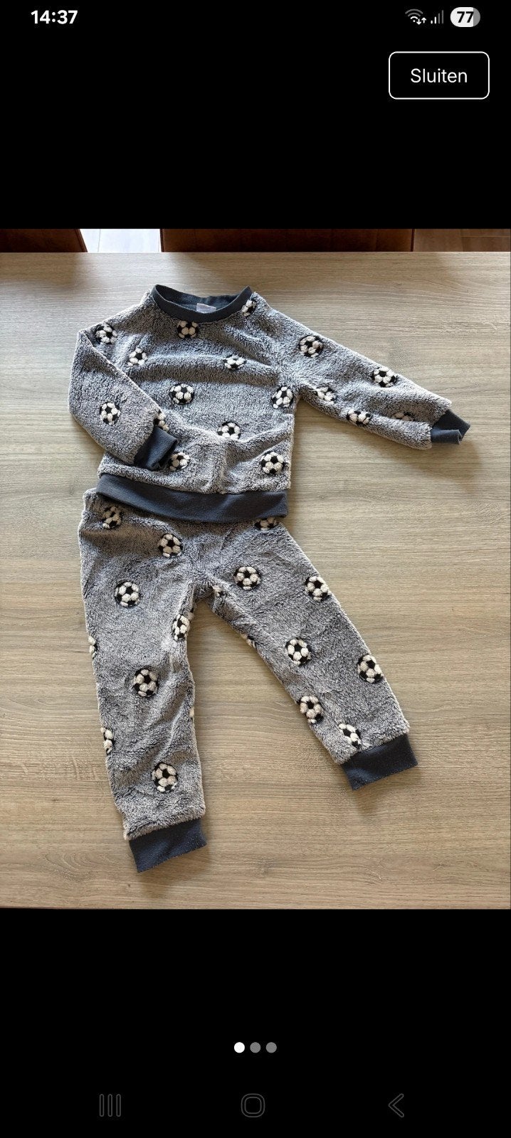 2 warme winterpyama's., Kinderen en Baby's, Nacht- of Onderkleding, C&A, Ophalen of Verzenden, Zo goed als nieuw