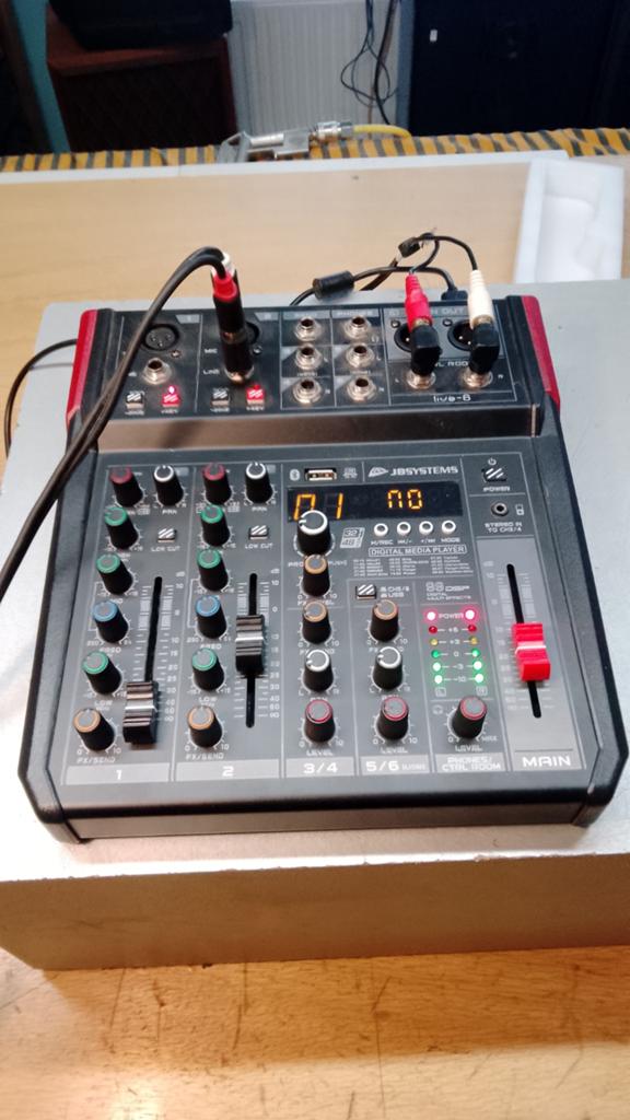 Nieuwe pa mixer JB systems koopje, Ophalen