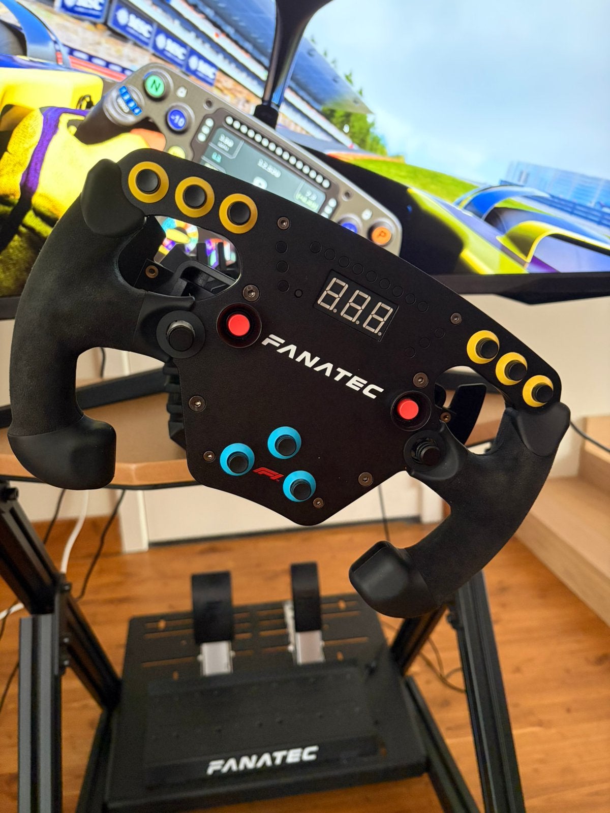 Fanatec CSL DD F1 bundel (5nm) + SimLab stand (+ monitor), Enlèvement, Comme neuf