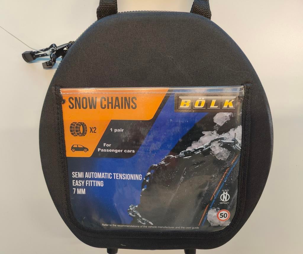 Nouvelles chaînes à neige de Bolk, Enlèvement ou Envoi