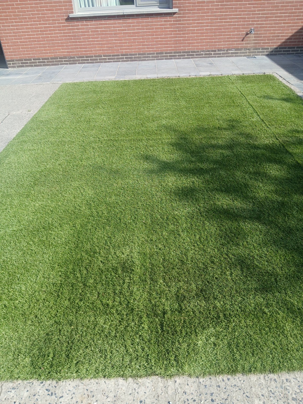 kunstgras 4m x5.5m, Tuin en Terras, Ophalen, Zo goed als nieuw, 20 m² of meer, Kunstgras