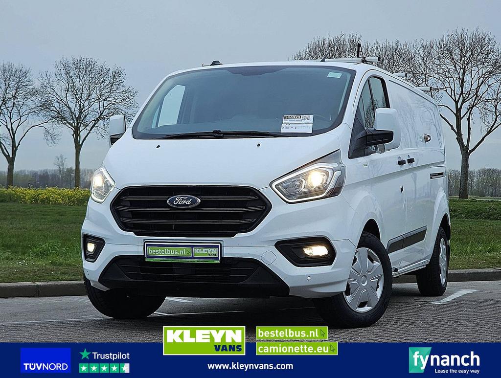 Ford TRANSIT CUSTOM 2.0 L2 2xZijdeur Euro6!, Auto's, Bestelwagens en Lichte vracht, Wit, Bedrijf, Ford, Te koop