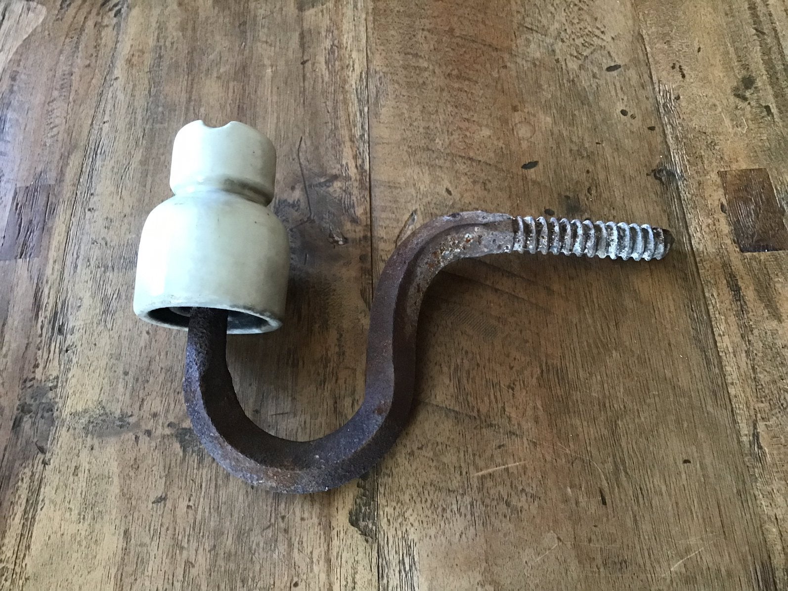 Isolateur industriel vintage en porcelaine, Enlèvement ou Envoi