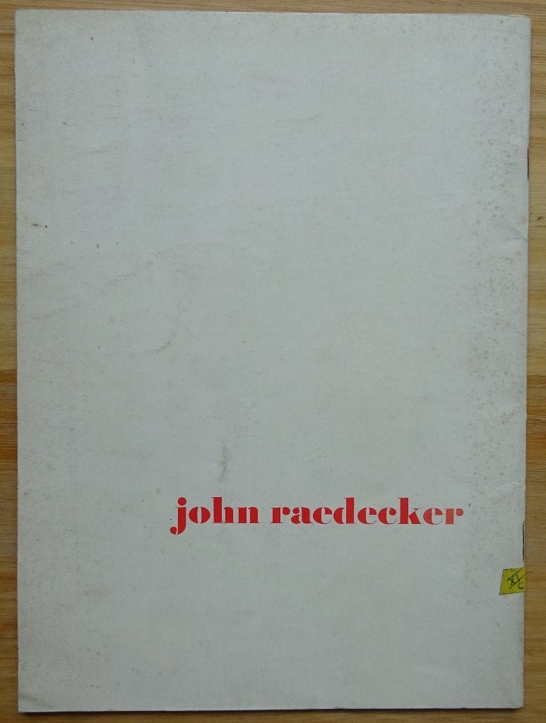 John Raedecker 1885-1956, Stam Amsterdam 1956, Enlèvement ou Envoi, Utilisé, Sculpture