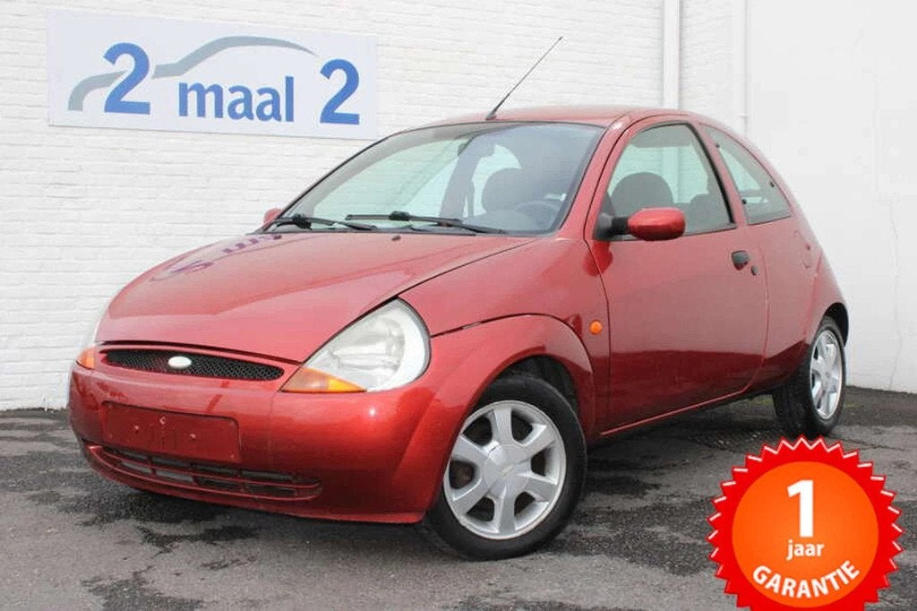 Ford Ka Ka/Ka+ 1.3i Airco inclusief 1 JAAR garantie!, Auto's, Ford, Stof, Gebruikt, Zwart, Ka