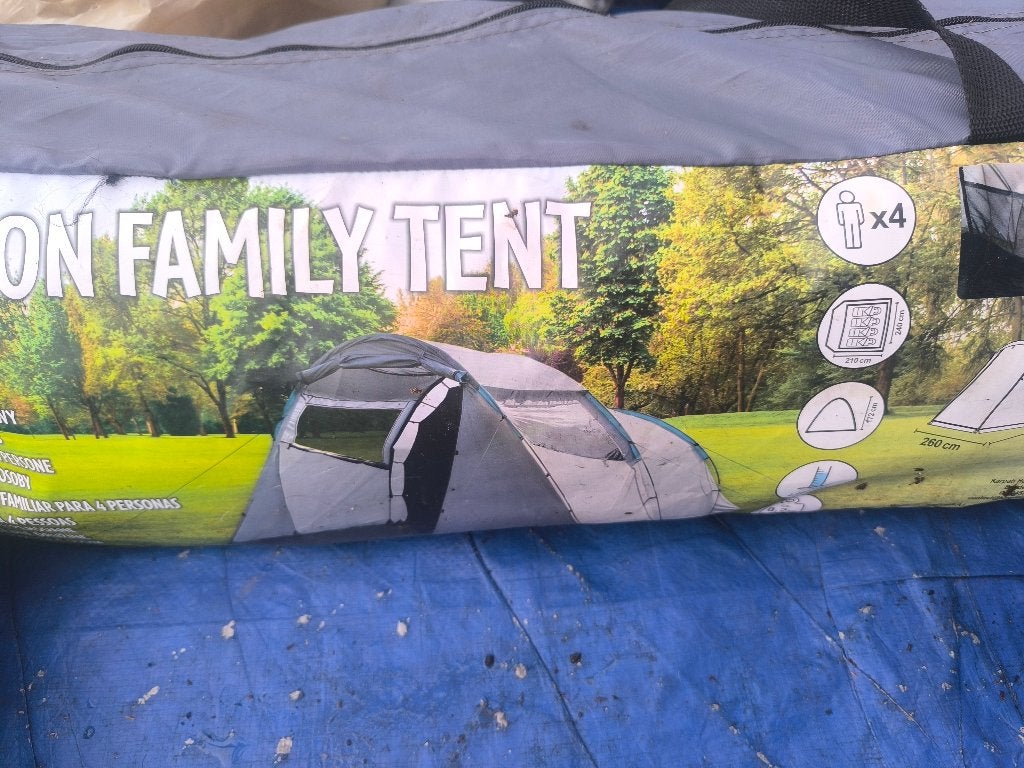 Tente 4 père nouvel, Caravanes & Camping, Tentes, Enlèvement, Neuf, Jusqu'à 4