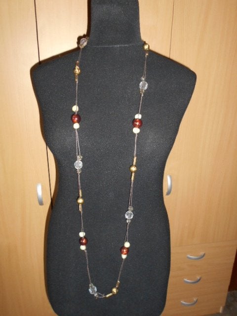 Nouveau long cordon perlé -75 cm., Enlèvement ou Envoi, Neuf