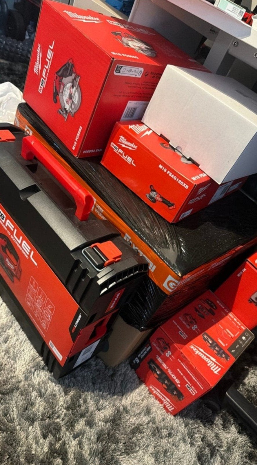 Milwaukee M18 FPP8E-553P 18V Li-ion, Enlèvement