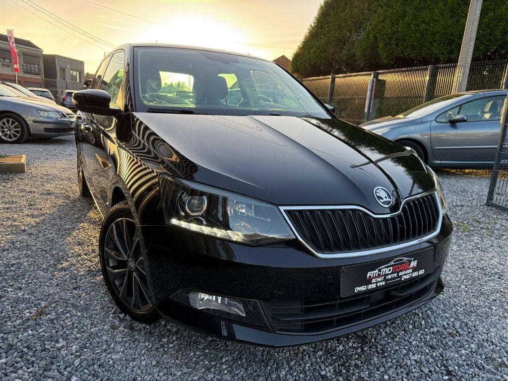 Skoda Fabia 1.0i Drive/ Carplay/ Zetelverw/Onderhoud+Keuring, Auto's, Voorwielaandrijving, Dealer onderhouden, Stof, Euro 6