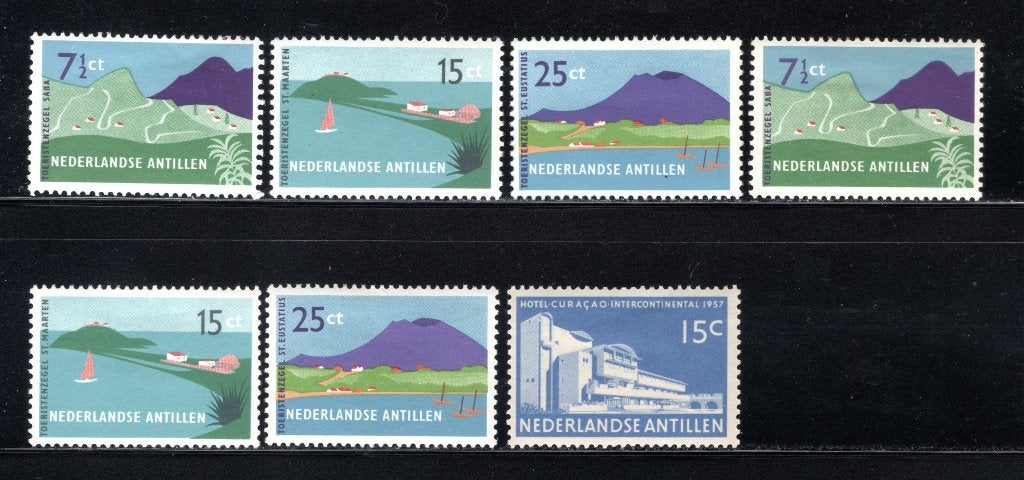 NL. ANTILLES Lot 1957 MH, Timbres & Monnaies, Timbres | Antilles néerlandaises, Envoi, Non oblitéré