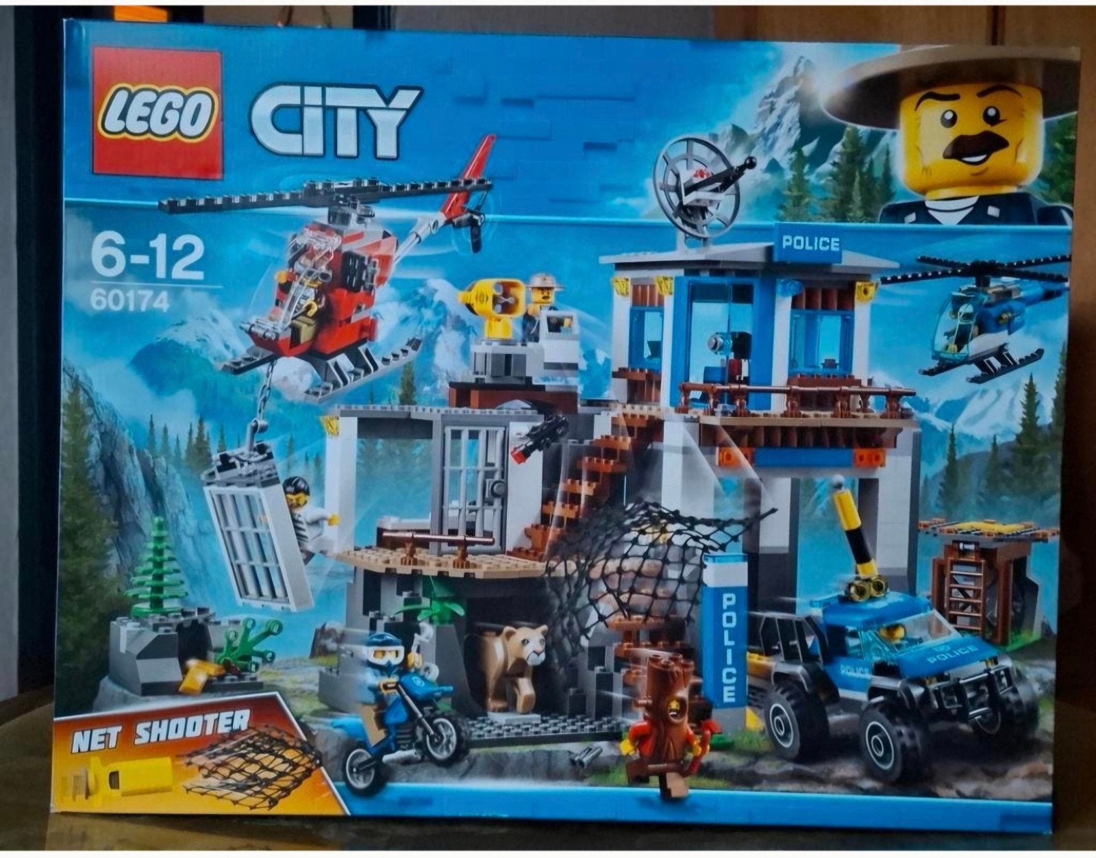 Ensemble LEGO CITY 60174 Le poste de police de montagne, Neuf, City, Enlèvement ou Envoi, Lego