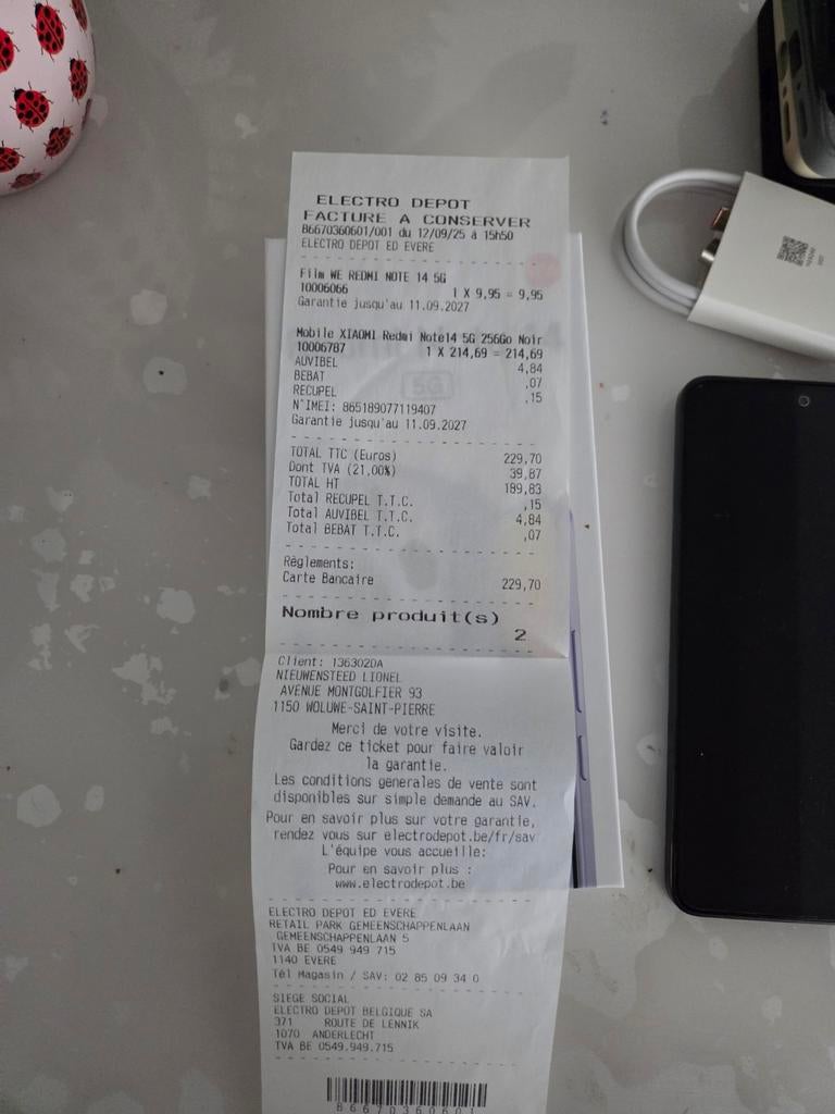 REDMİ NOTE 14 5G, Ophalen