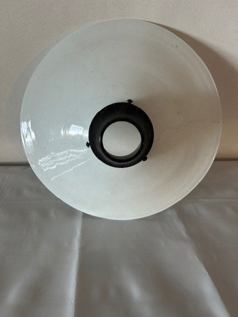 Abat-jour en porcelaine blanche non endommagé, Enlèvement ou Envoi, Blanc