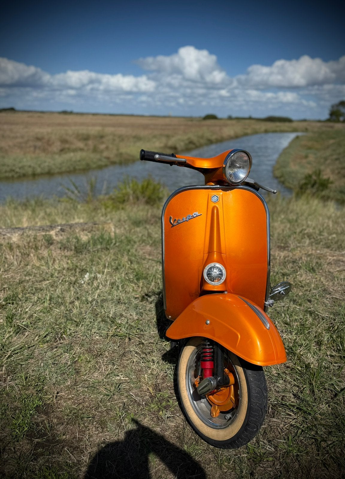 VESPA 50s geregistreerd 125cc, Fietsen en Brommers, Scooters | Vespa, Gebruikt, Vespa S, Benzine, Ophalen