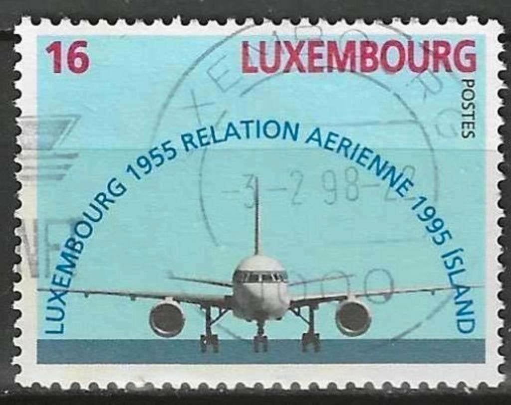 Luxembourg 1995 - Yvert 1324 - Accord avec l'Islande (ST), Envoi, Luxembourg, Affranchi