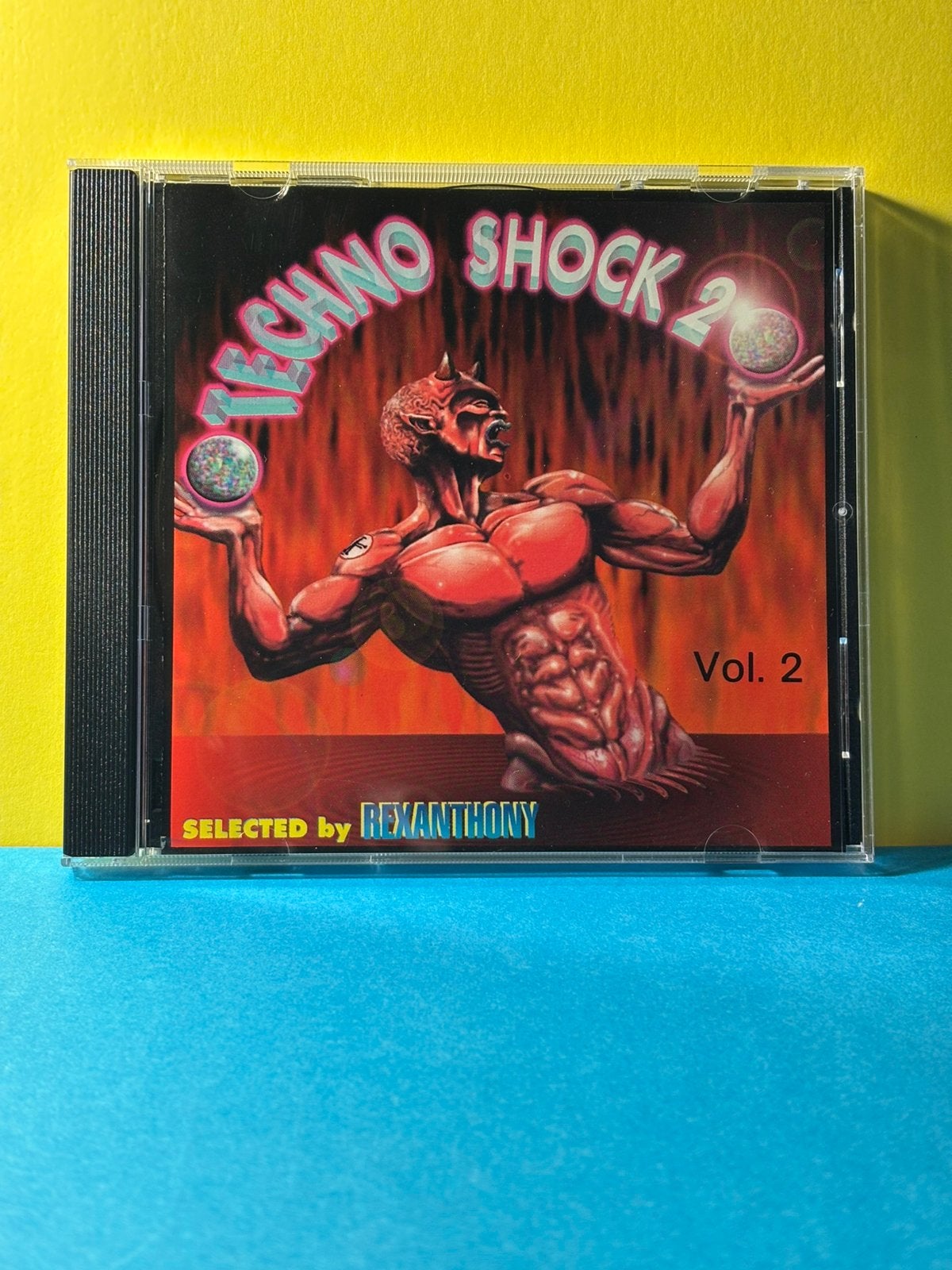 Techno shock vol.2  / zeldzaam exemplaar en nog nieuwstaat, Cd's en Dvd's, Cd's | Dance en House, Verzenden, Zo goed als nieuw