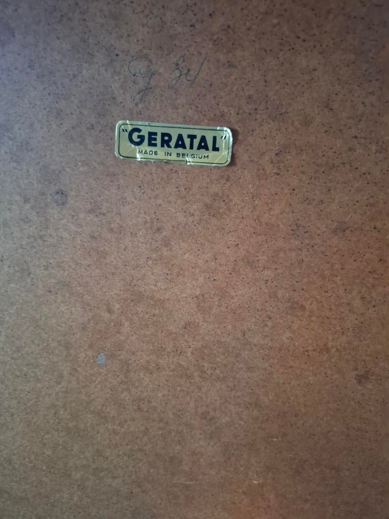 Prachtige vintage spiegel – GERATAL – Made in Belgium – 77 x, Enlèvement