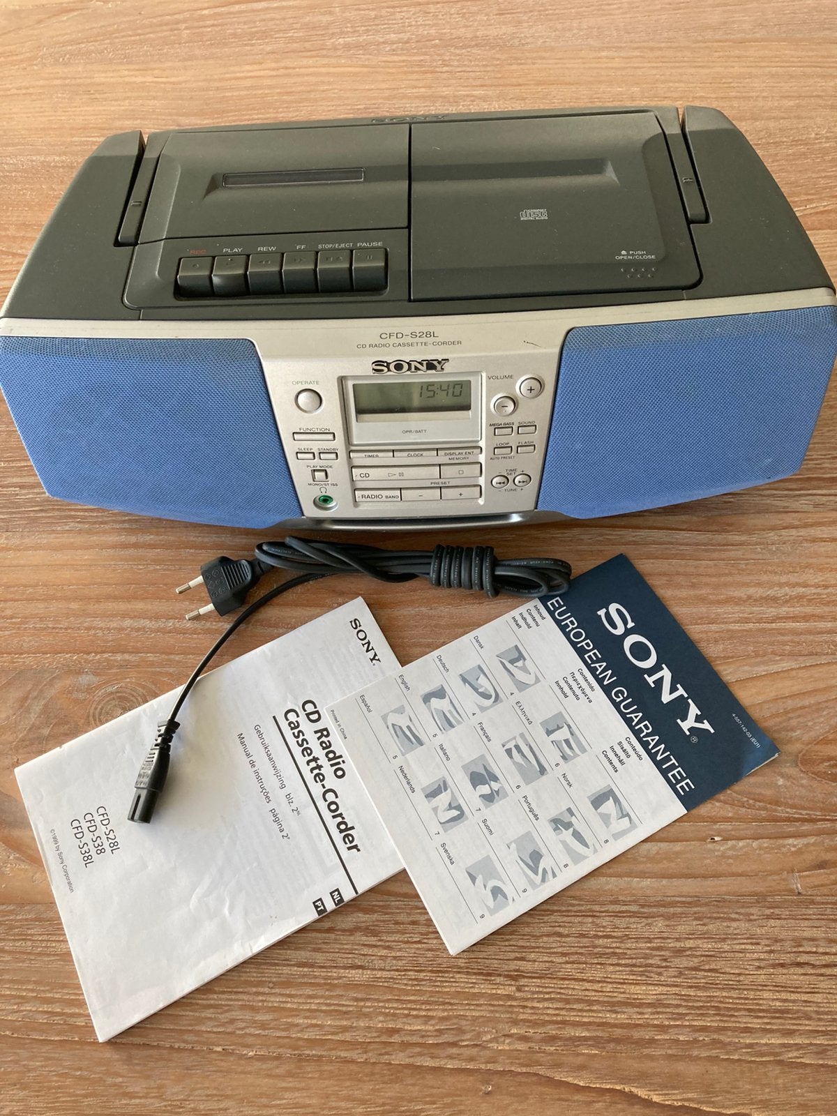 Sony radio-cd-cassette speler., Ophalen, Gebruikt, Sony