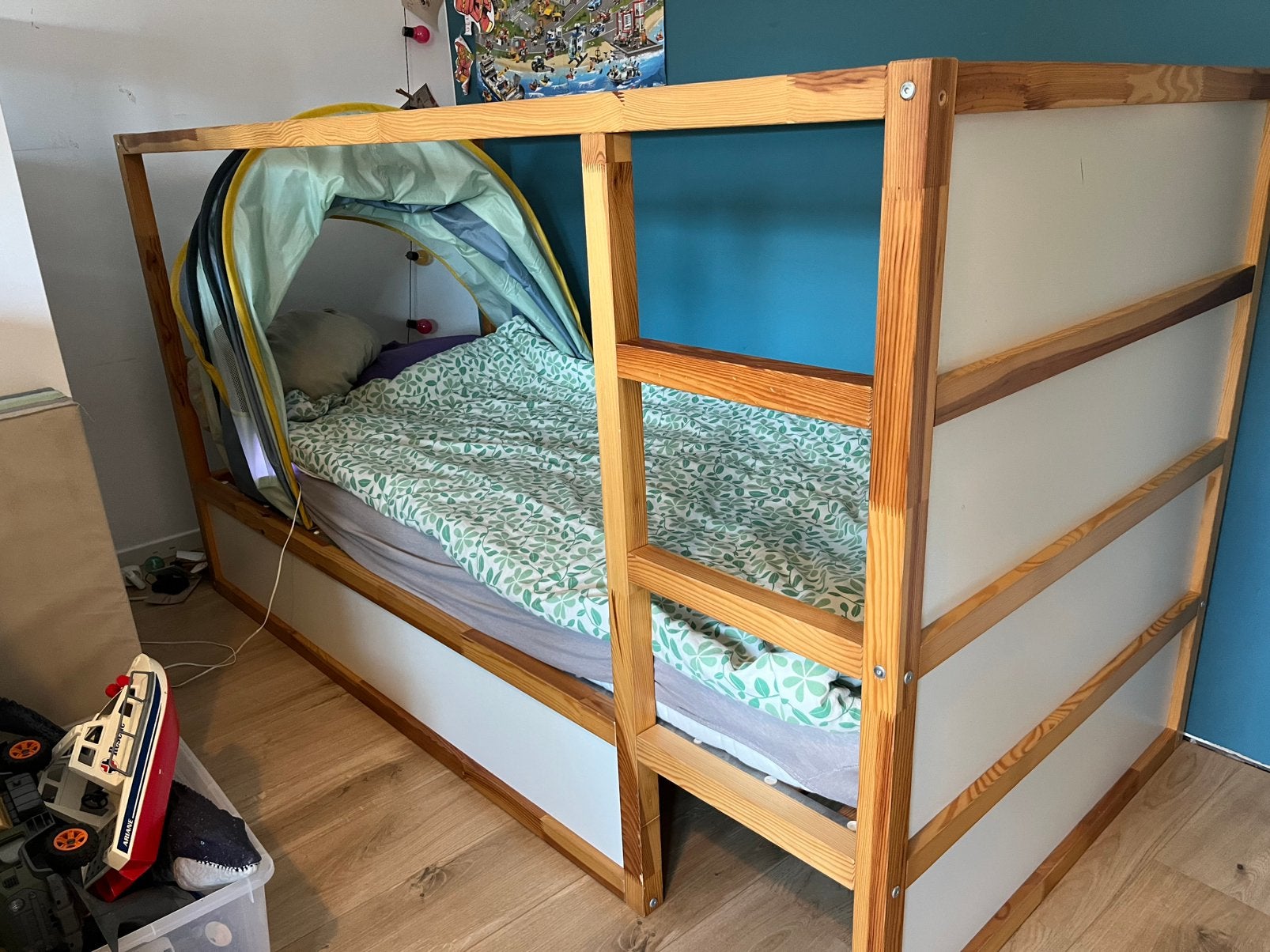 Ikea bed Kura, Kinderen en Baby's, Ophalen, Gebruikt