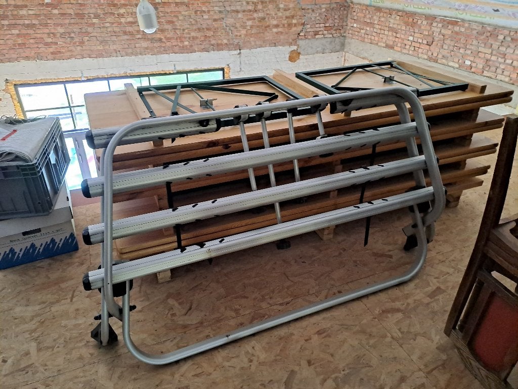 Fietsendrager vw t5 california of multivan, Ophalen, 3 fietsen of meer, Gebruikt, Achterklepdrager