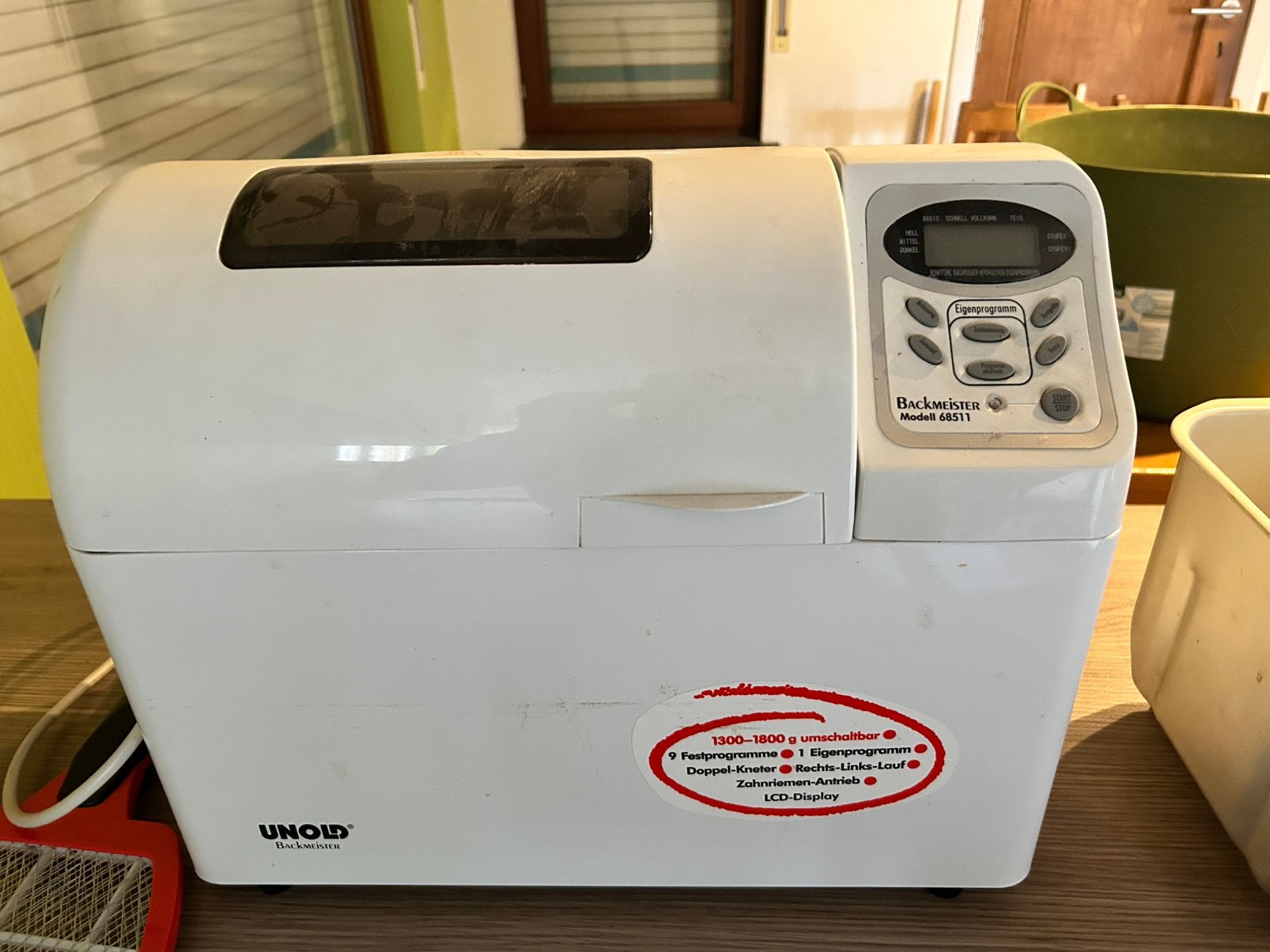 Broodbakmachine, Elektronische apparatuur, Ophalen, Gebruikt