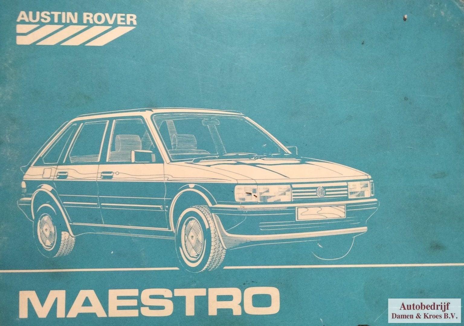Handboek Austin Maestro Technische gegevens aanvulling SMD86, Enlèvement ou Envoi