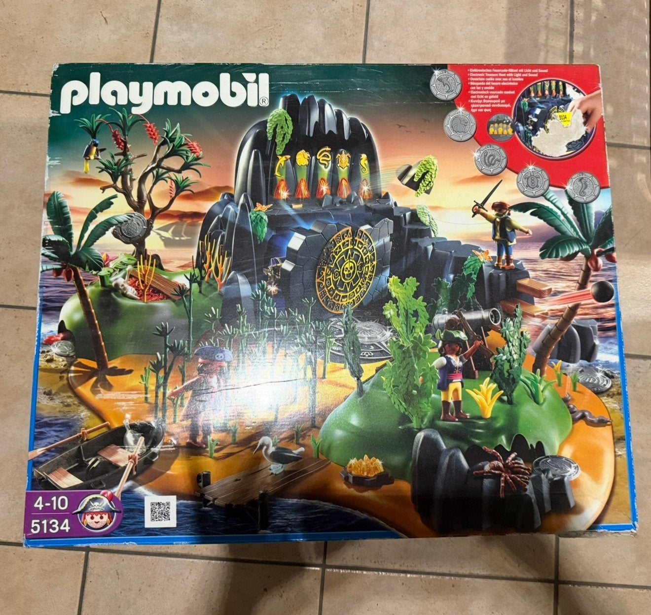 Playmobil 5134 – Île au trésor des pirates – Avec boîte, Pirates, Enlèvement ou Envoi, Bfbf, Bâtiment