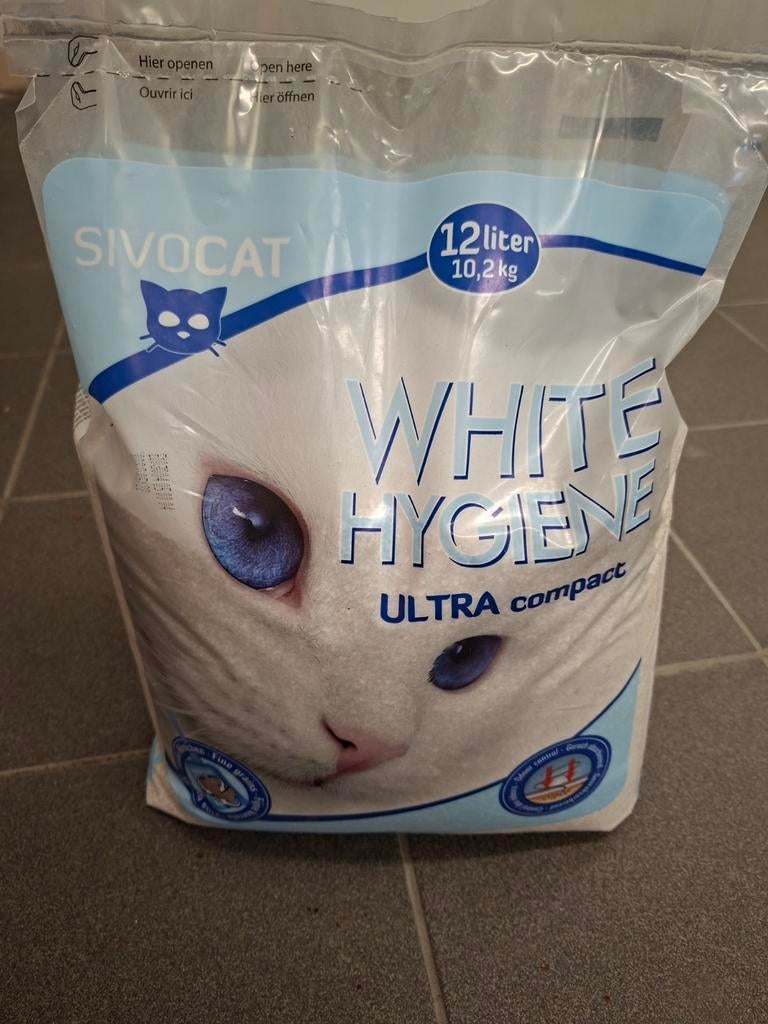 Litière Sivocat White Hygiène  3 sacs, Enlèvement