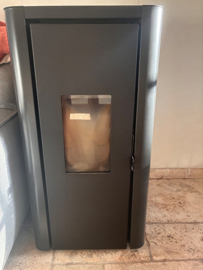 Pelletkachel te koop, Huis en Inrichting, Kachels, Ophalen, Gebruikt, Pelletkachel, Vrijstaand