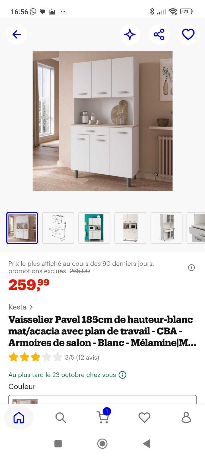 meuble cuisine, Enlèvement, Utilisé