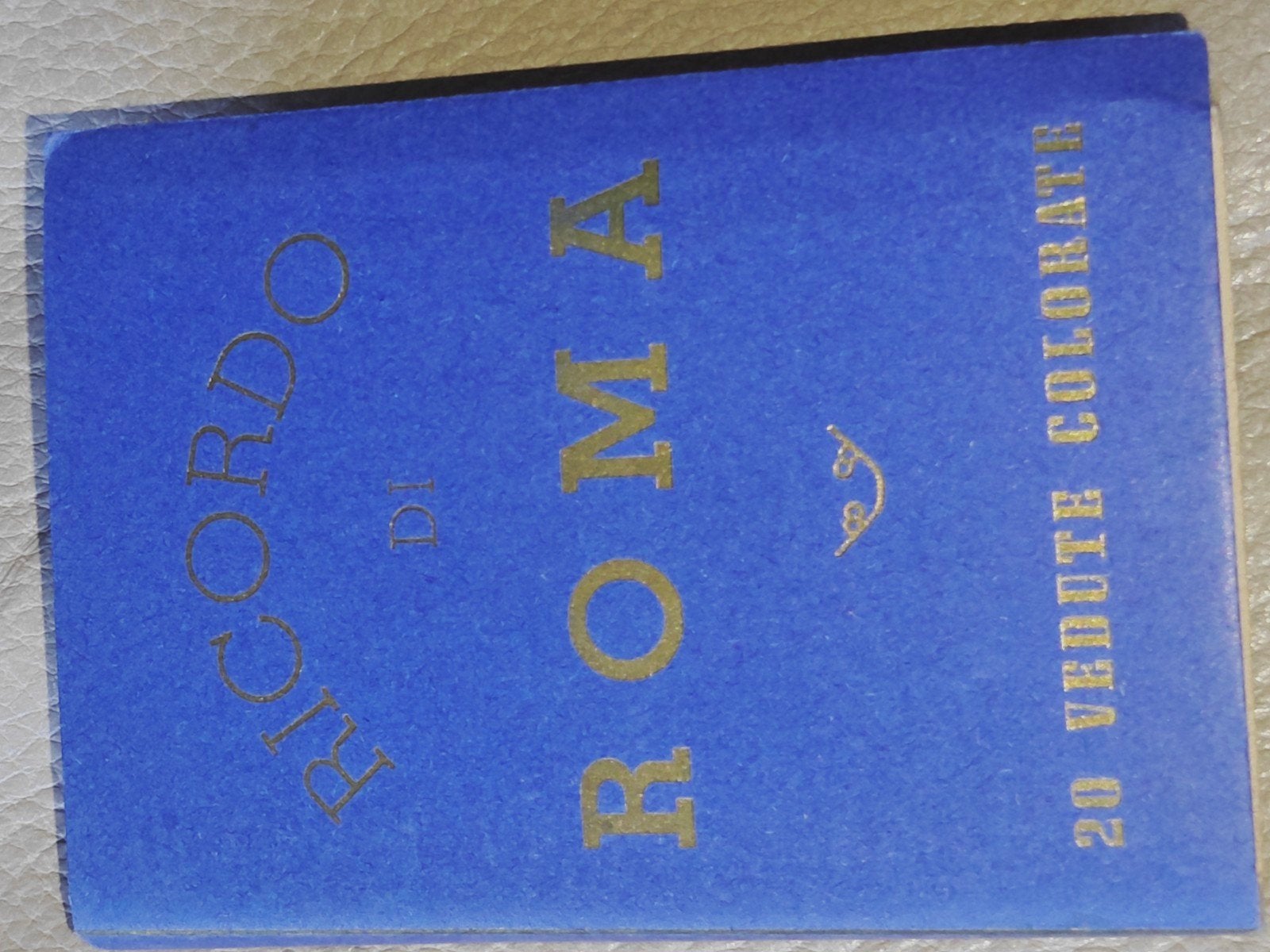 Vintage Leporello Roma - 20 ingekleurde foto's Rome Italië j, Verzamelen, Foto's en Prenten, Zo goed als nieuw, Foto, Buitenland