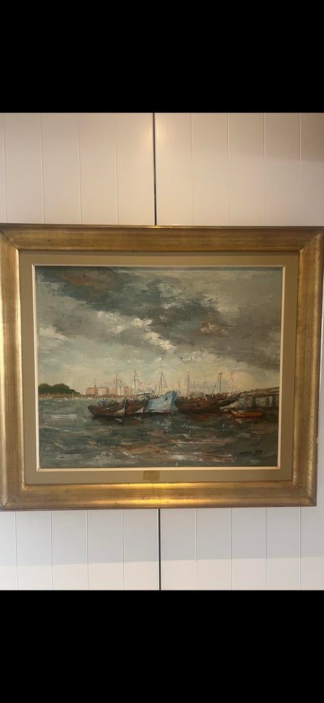 Tableau original du peintre artiste Meys  sur toile, Antiquités & Art, Enlèvement
