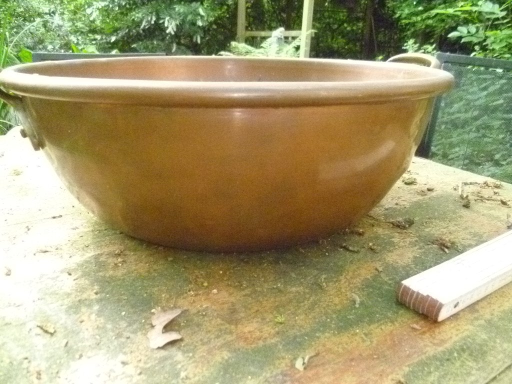 Koperen confituurpan, Ophalen, Gebruikt