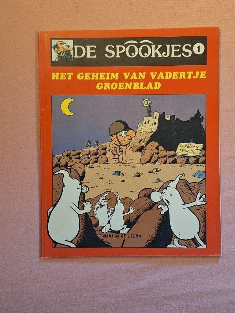 de spookjes 1: het geheim van vadertje groenblad, Boeken, Eén stripboek, Ophalen of Verzenden, Zo goed als nieuw