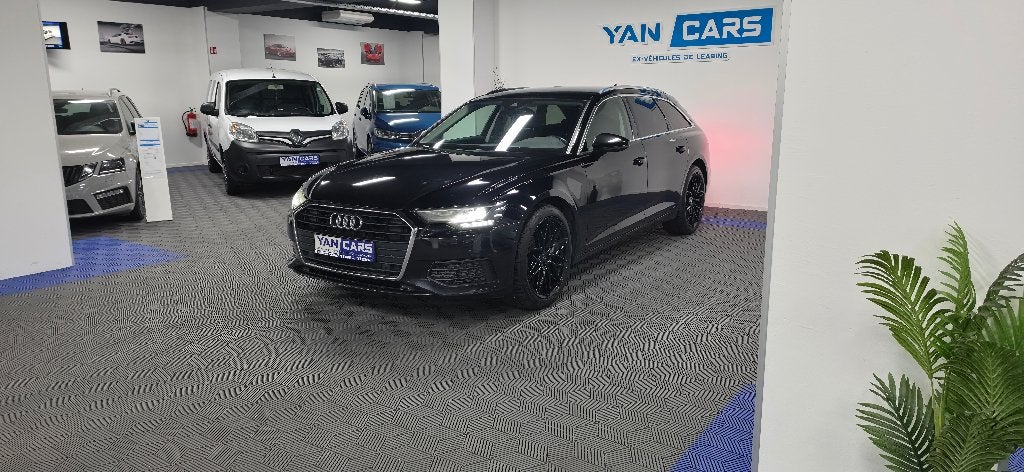 Audi A6 Avant 40 TDi Business Edition S tronic * JANTES RS6, Auto's, Audi, Stof, Euro 6, Zwart, Bedrijf