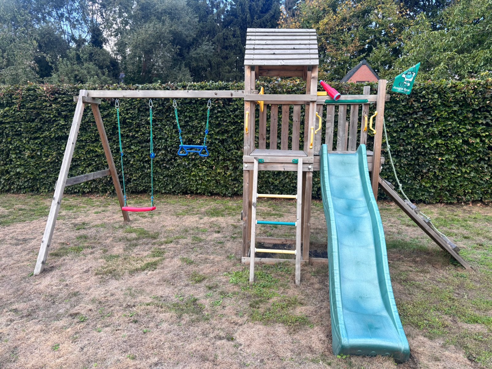 Speelhuis Jungle Gym, Kinderen en Baby's, Ophalen, Gebruikt, Schommel
