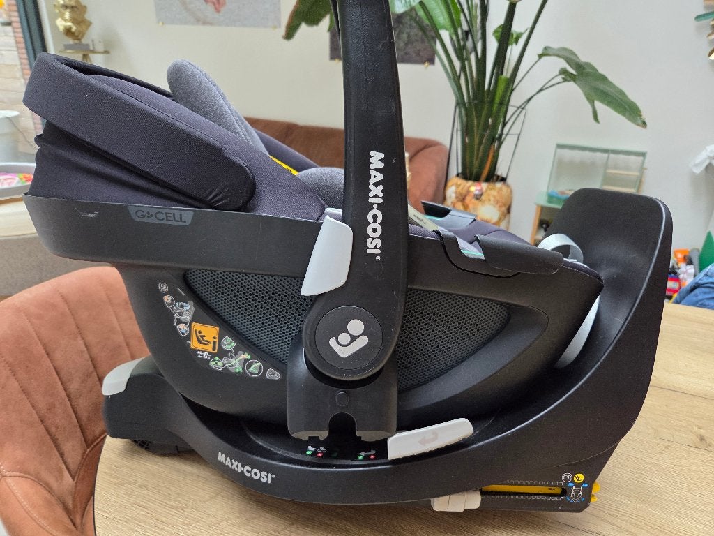 Maxi-Cosi Pebble 360 + FamilyFix 360, Kinderen en Baby's, Autostoeltjes, Ophalen, Gebruikt, Isofix, 0 t/m 13 kg