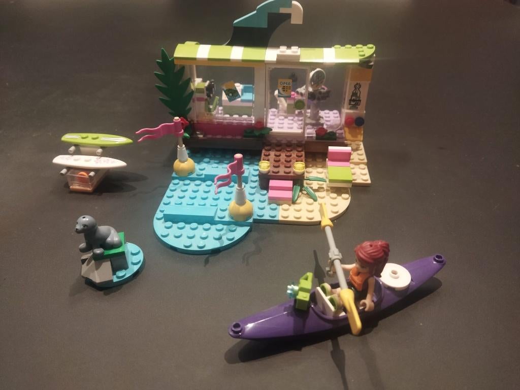 LEGO Friends 41315 Heartlake Surf Shop, Ophalen of Verzenden, Zo goed als nieuw, Complete set, Lego