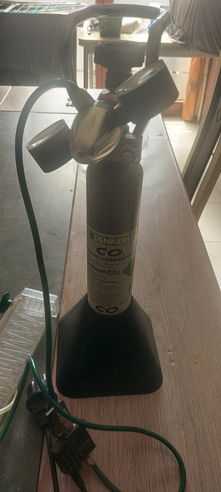 aquarium co2 tank, Enlèvement