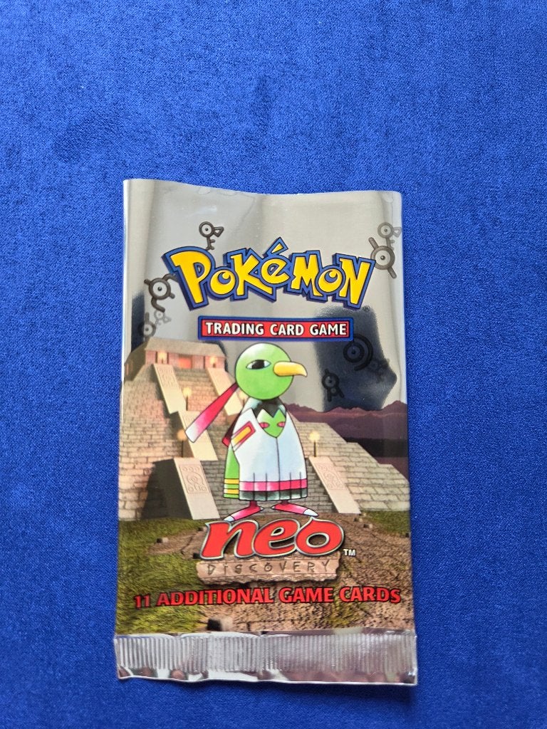 Pokémon Neo Discovery Booster Pack: Xatu Art - LEEG pakje, Enlèvement ou Envoi, Utilisé, Booster
