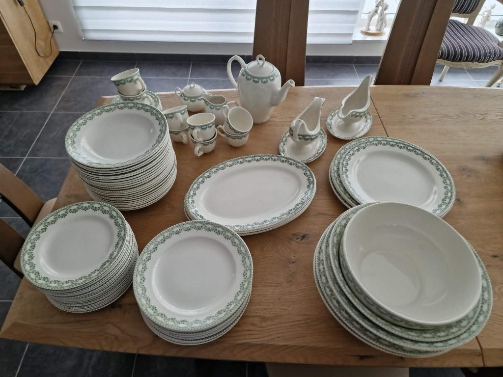 Porseleinen servies van Boch - handgemaakt 1938, Ophalen