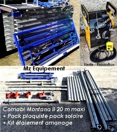 Monte charge Montana  II Hauteur 20 m + options  FACTURE, Enlèvement, Comme neuf, Ascenseur de chantier