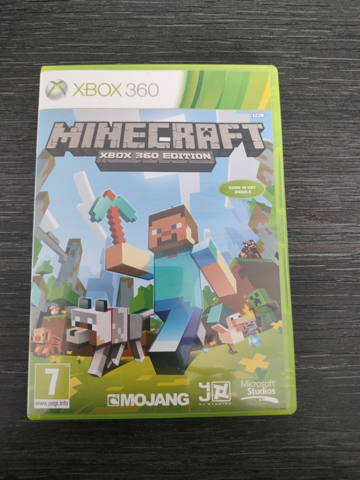 Minecraft spel voor Xbox 360 (Engels), Consoles de jeu & Jeux vidéo, Enlèvement ou Envoi, Utilisé, À partir de 7 ans