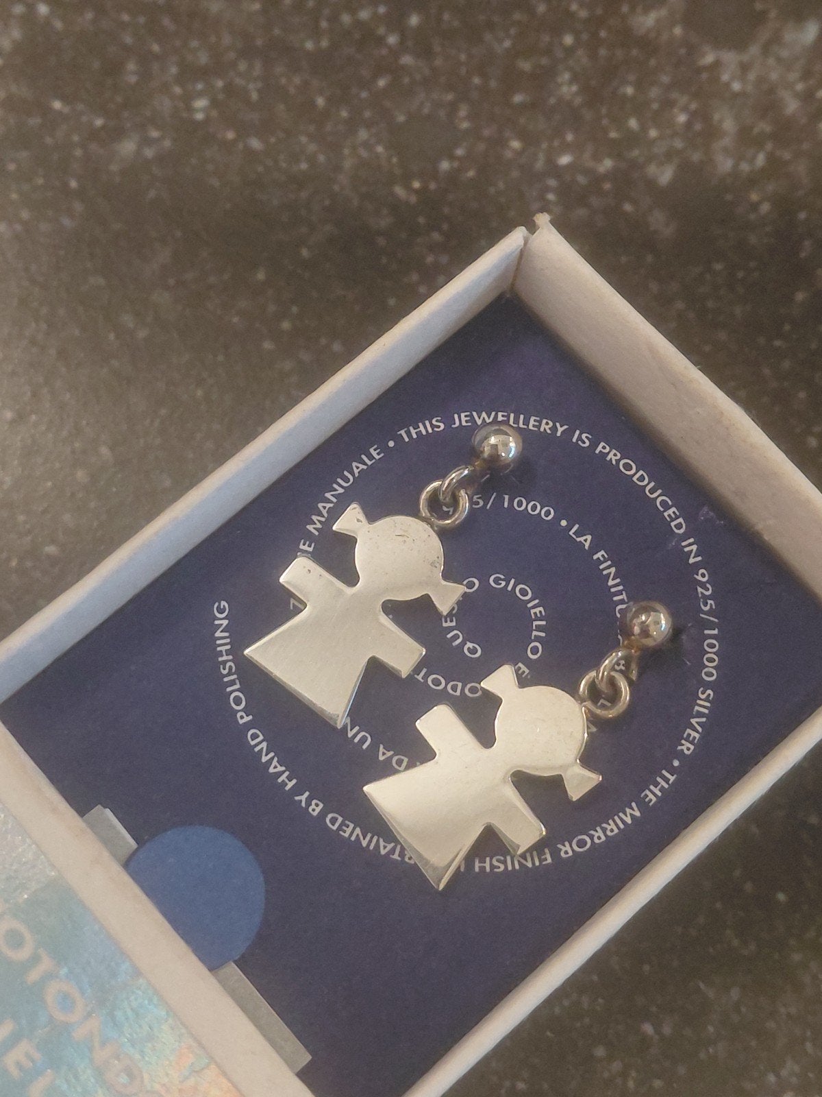 Oorringen Alessi, Postzegels en Munten, Ophalen, Zilver