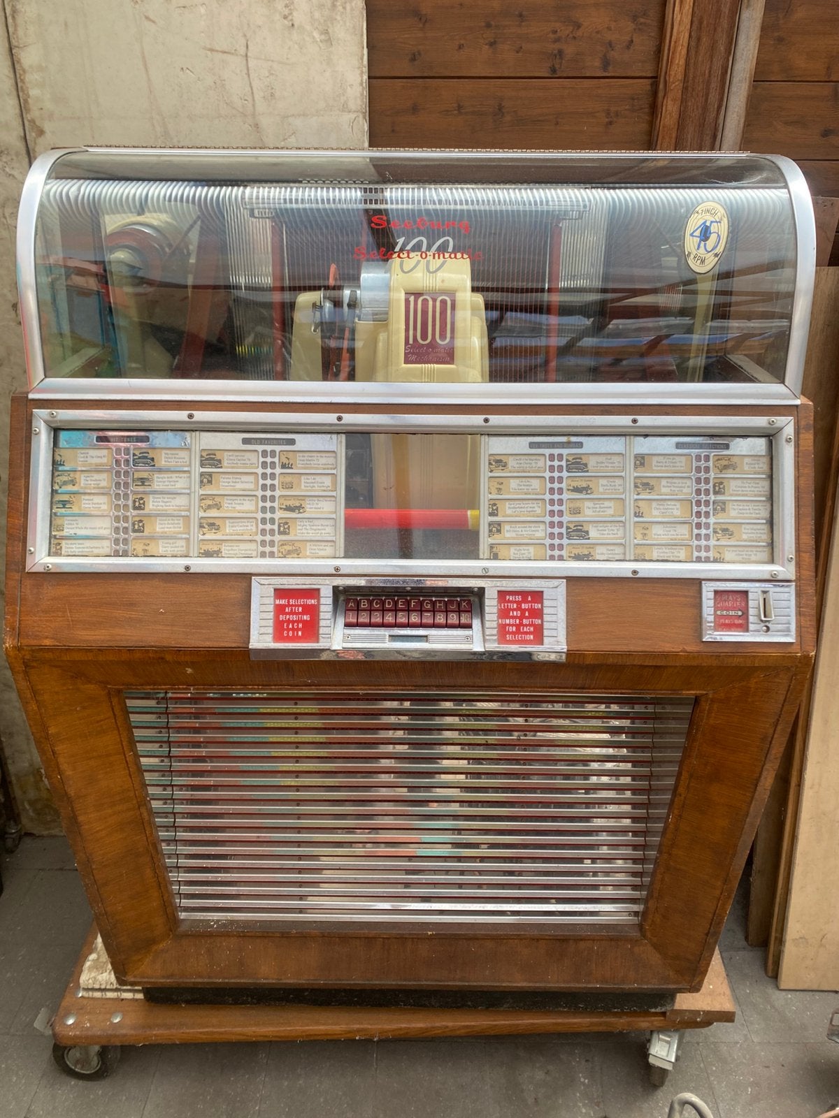 Jukebox Seeburg, Verzamelen, Ophalen, Gebruikt, Seeburg
