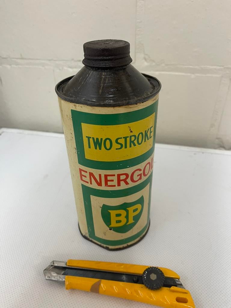 BP energol two stoke olie huile blik (H21/O9), Enlèvement ou Envoi