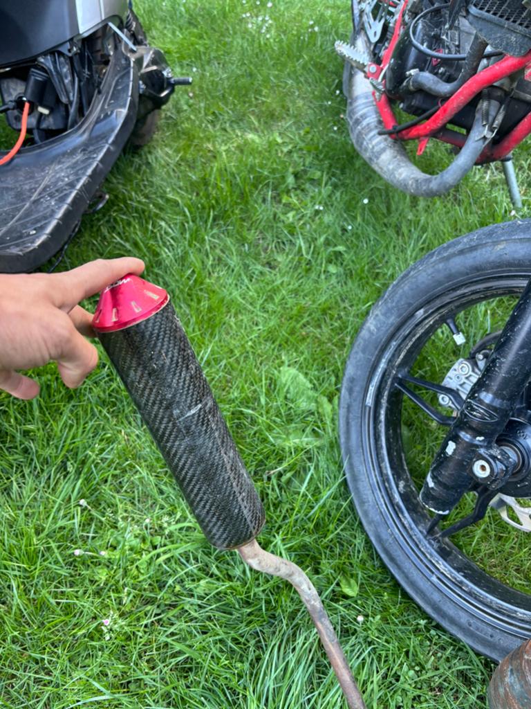 Uitlaat, Fietsen en Brommers, Ophalen of Verzenden, Zo goed als nieuw