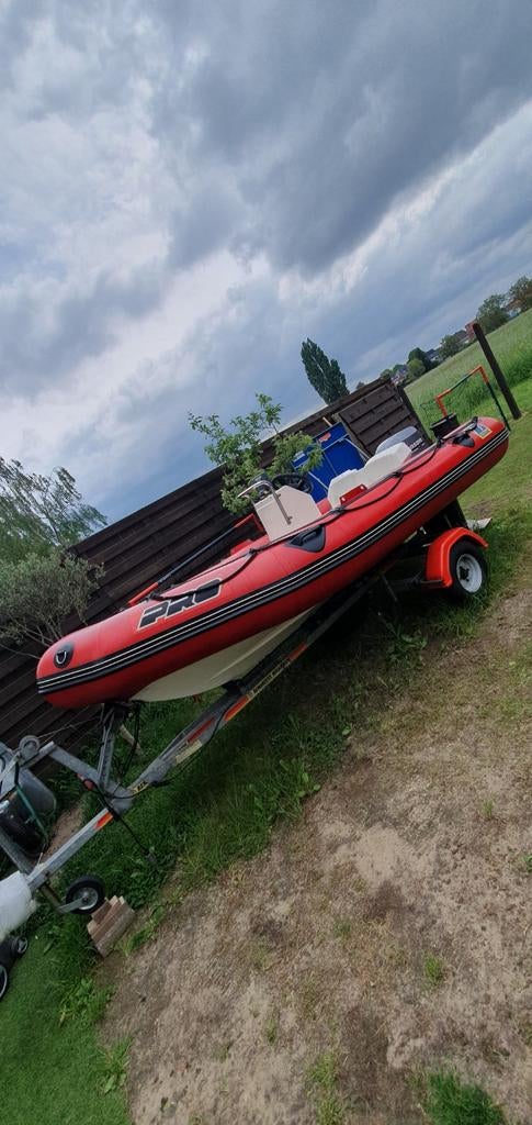 Zodiac Pro II/rib/rubberboot, Watersport en Boten, Rubberboten, Zodiac, Buitenboordmotor, Ophalen